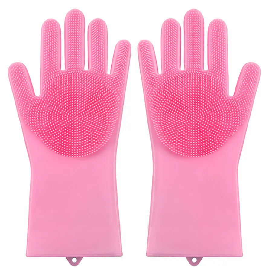 Upgraded Pet Hair Remover Gloves | Gentle Deshedding Grooming Tool | Dogs Cats Horses Long & Short Hair Care.